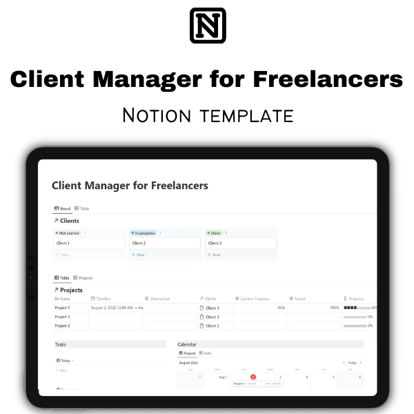 Client Manager for Freelancers 
