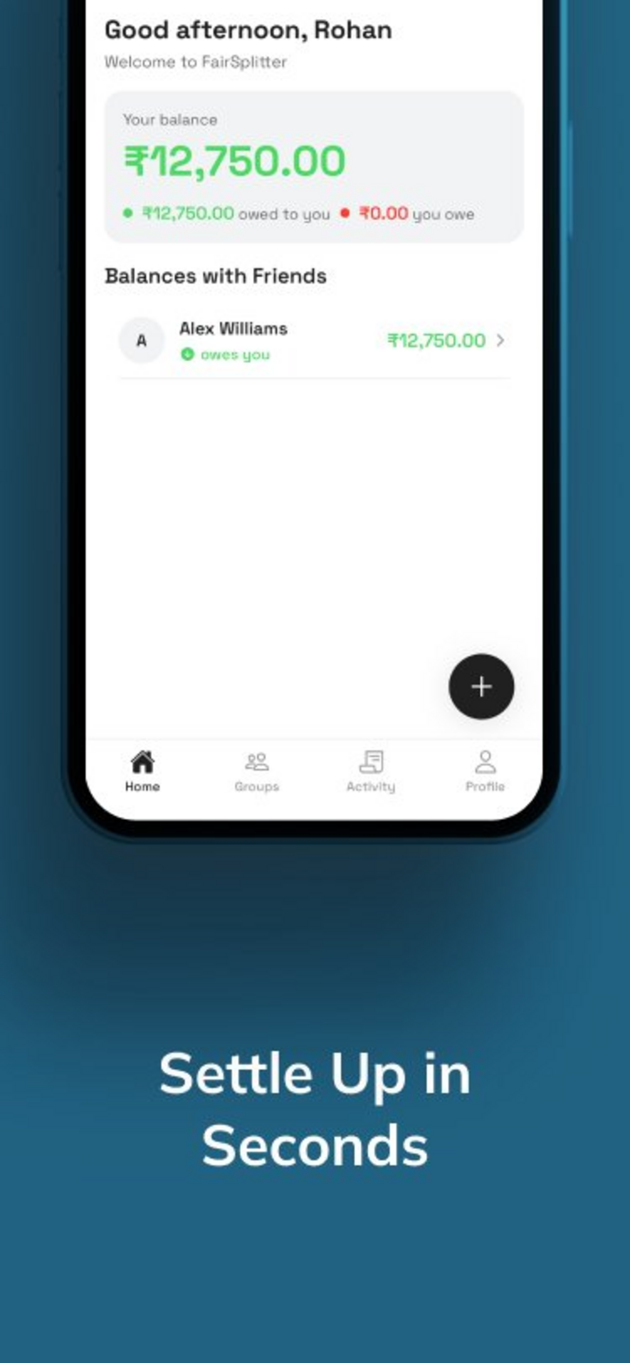 FairSplitter - Main product screenshot demonstrating key features and user interface