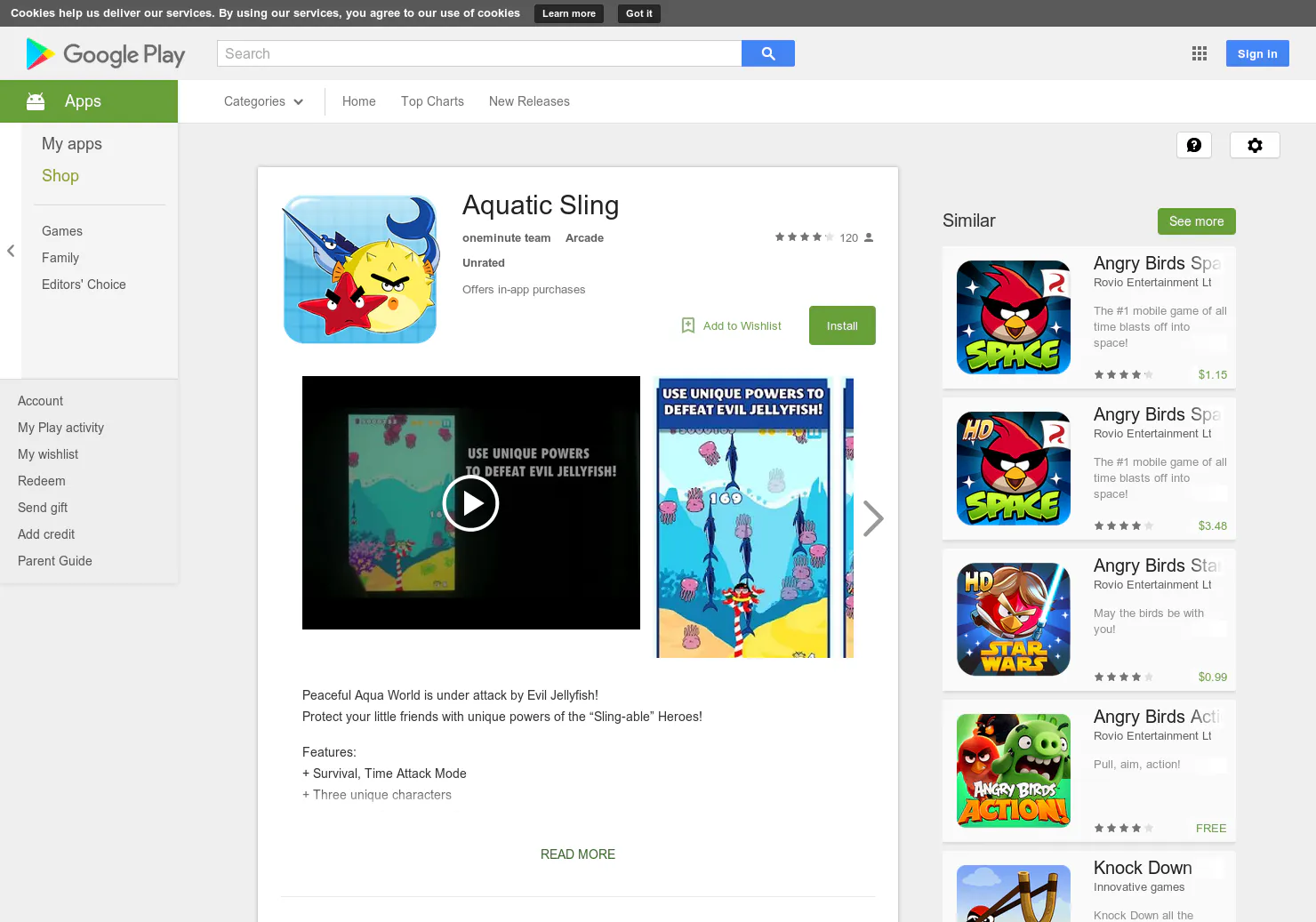 Aquatic Sling