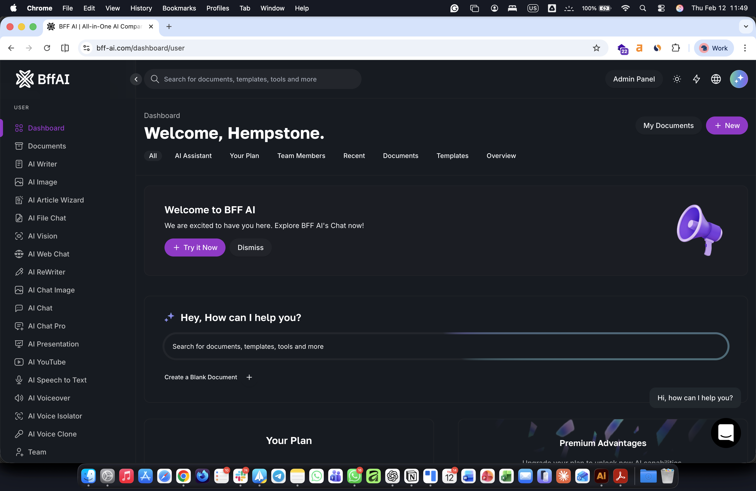 BFF AI  - Screenshot 4 showing product features and functionality