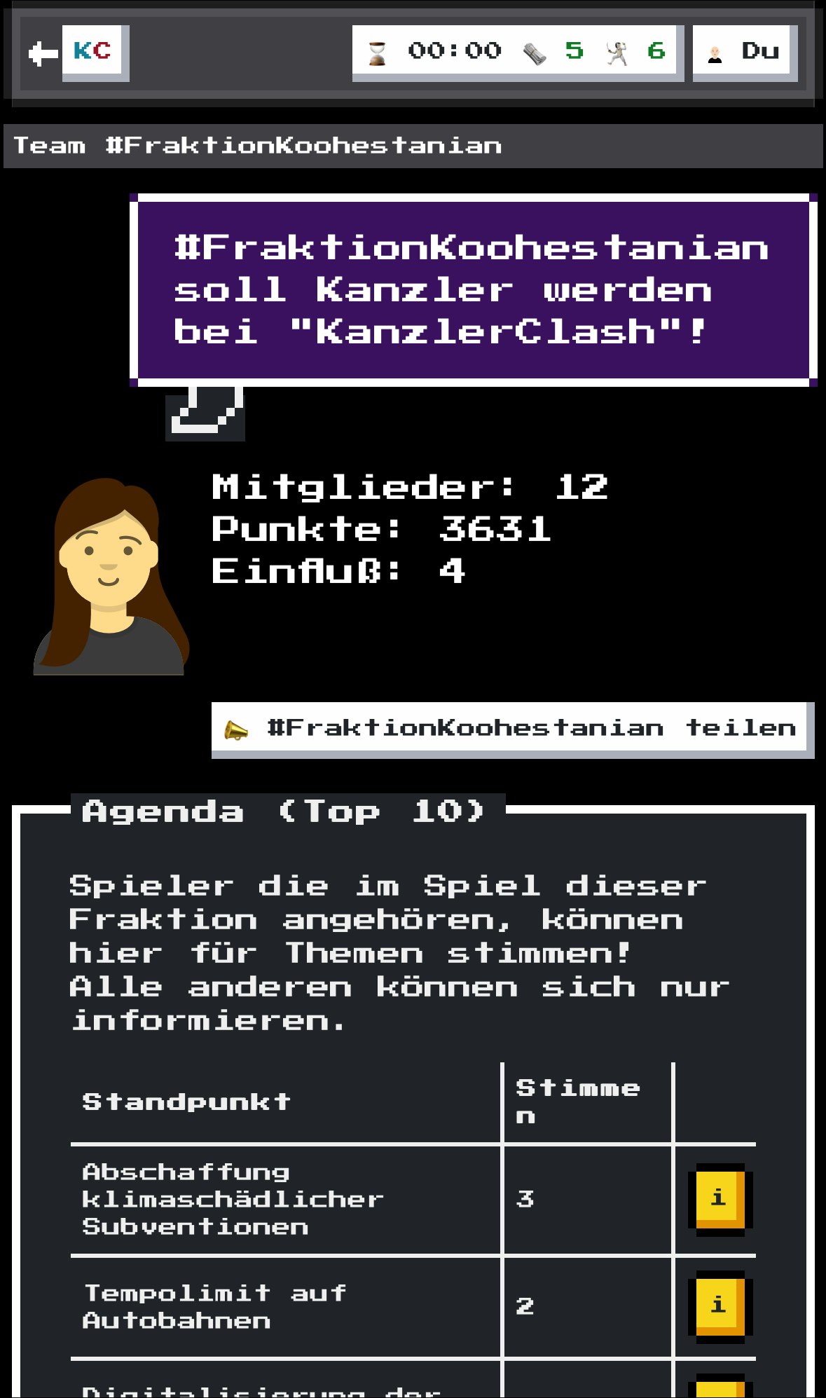 Média Kanzlercash - Le jeu politique automatique! 2