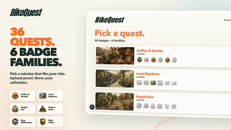 BikeQuest screenshot 2
