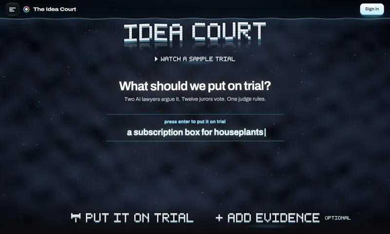 The Idea Court screenshot 1