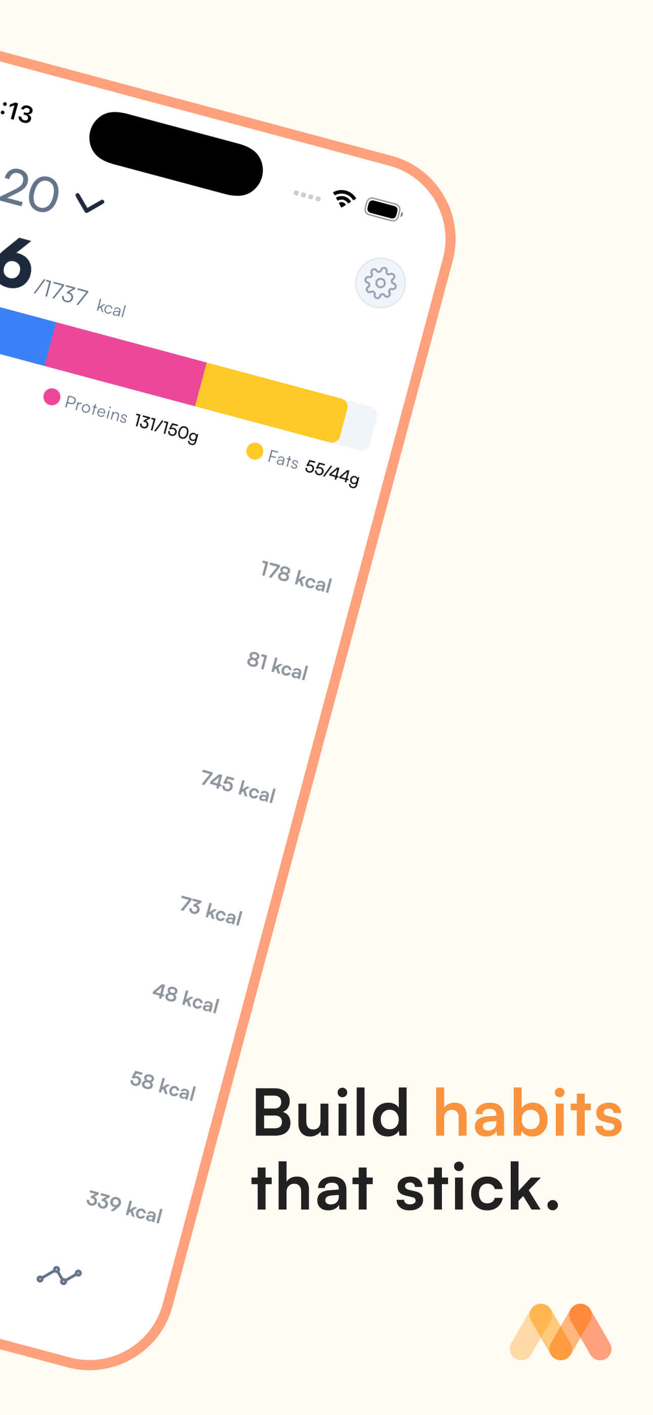 Macrohabit per iOS - La tua alimentazione ha reso semplice media 2