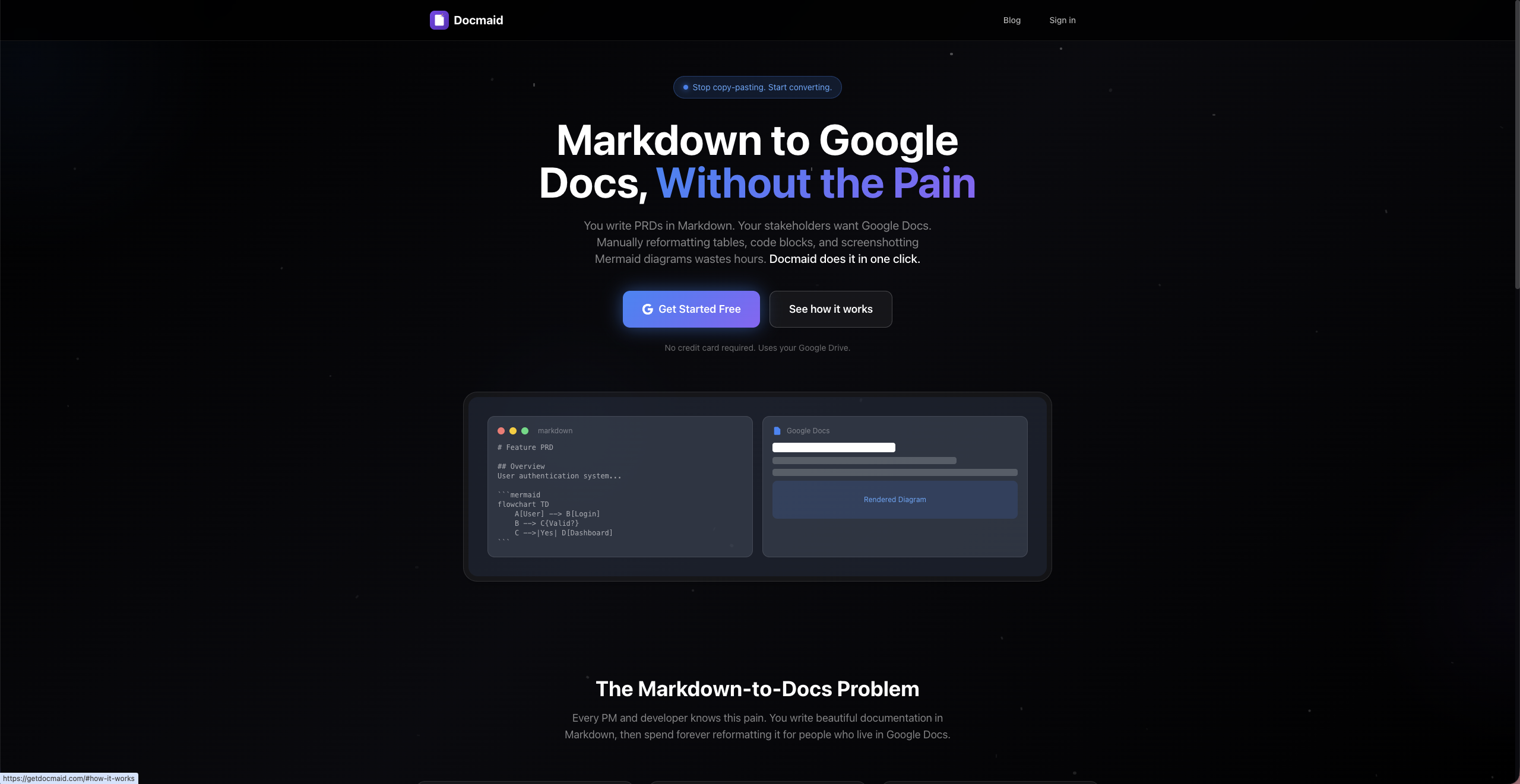 Docmaid - Screenshot 2 showing product features and functionality