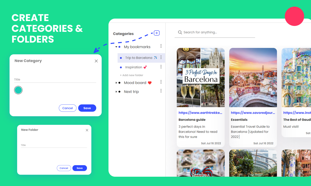 Skybucket - Сохраните и управляйте всеми своими закладками на одной доске медиа 4