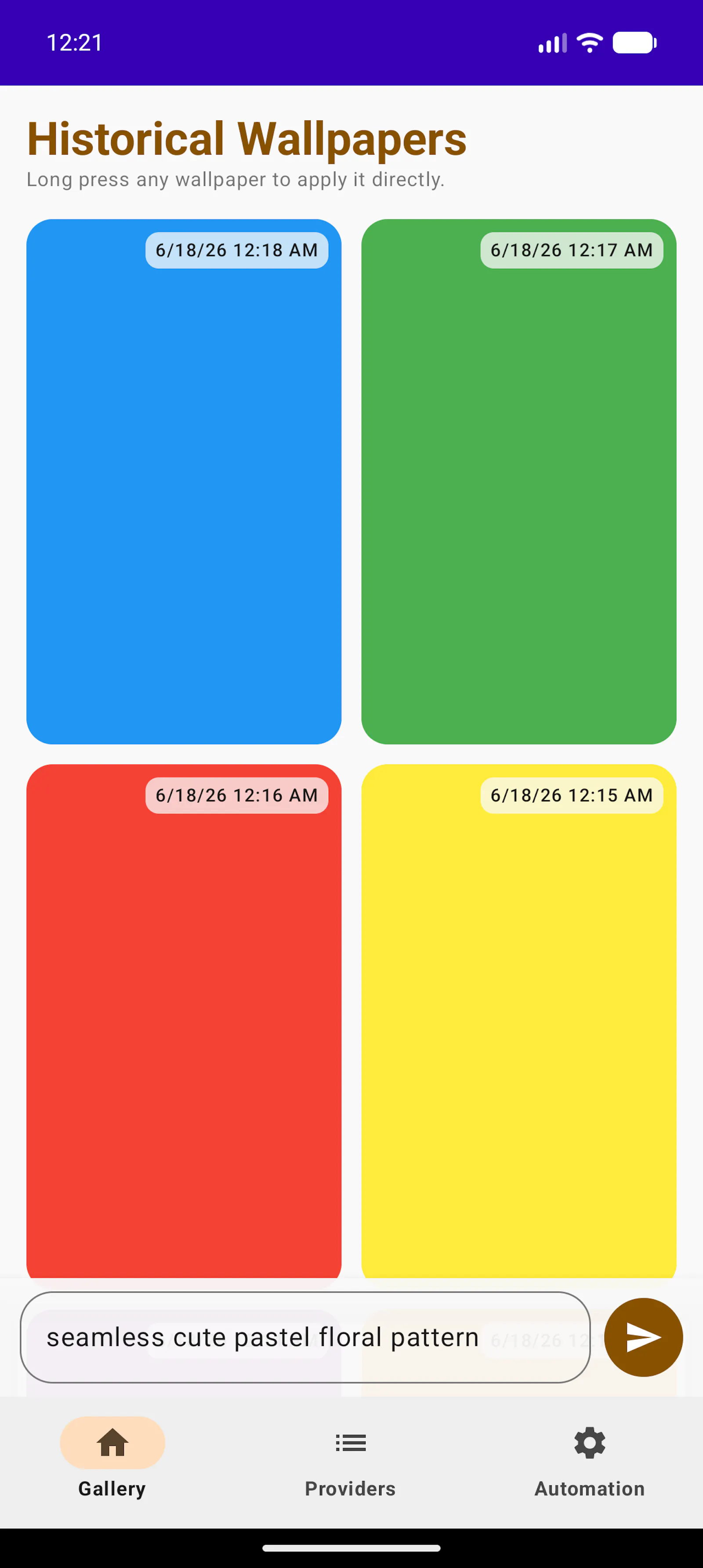 GalleryWall: AI Auto Wallpaper screenshot 1