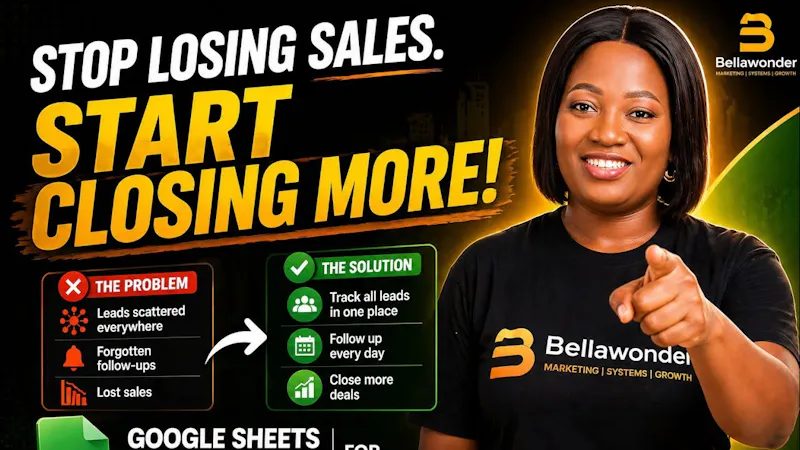 AfriCRM Follow-Up And Sales Trackers  screenshot 1 (video preview)