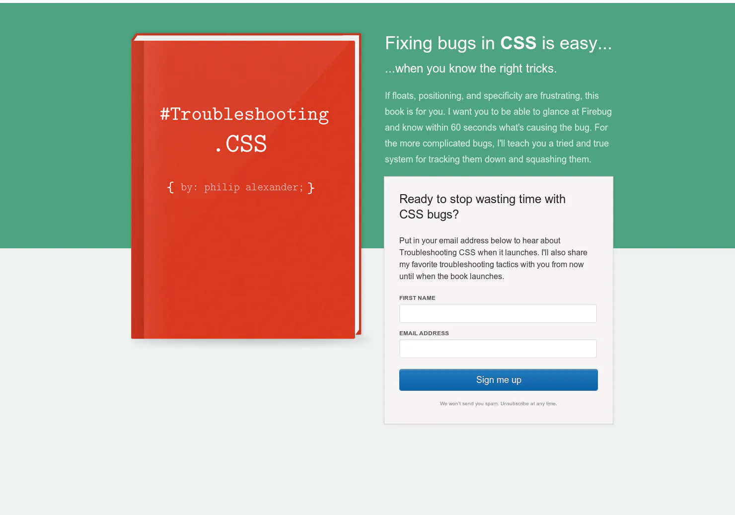 Troubleshooting CSS