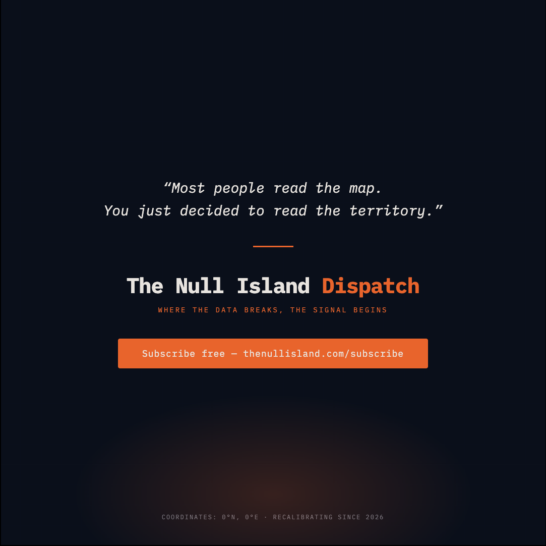 The Null Island Dispatch gallery image