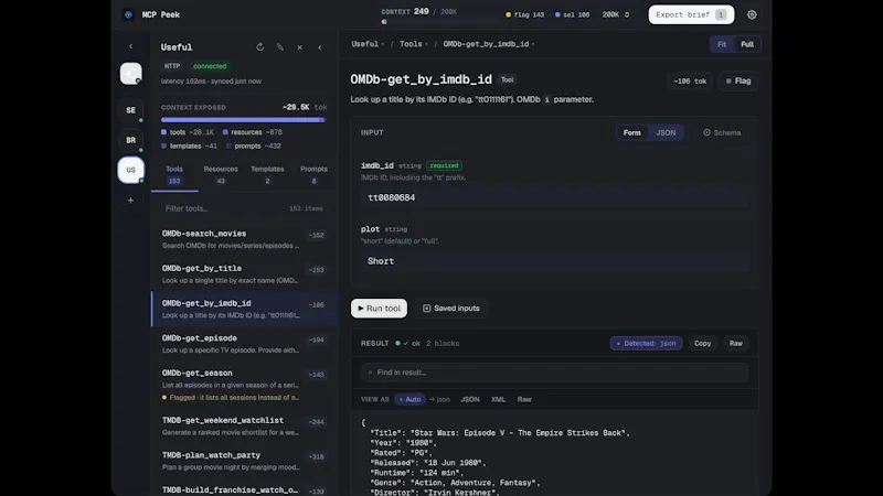 MCP Peek screenshot 1 (video preview)