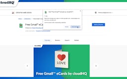 Free Gmail eCards by cloudHQ media 2