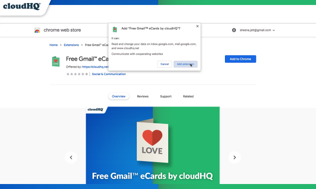 Free Gmail eCards by cloudHQ Image