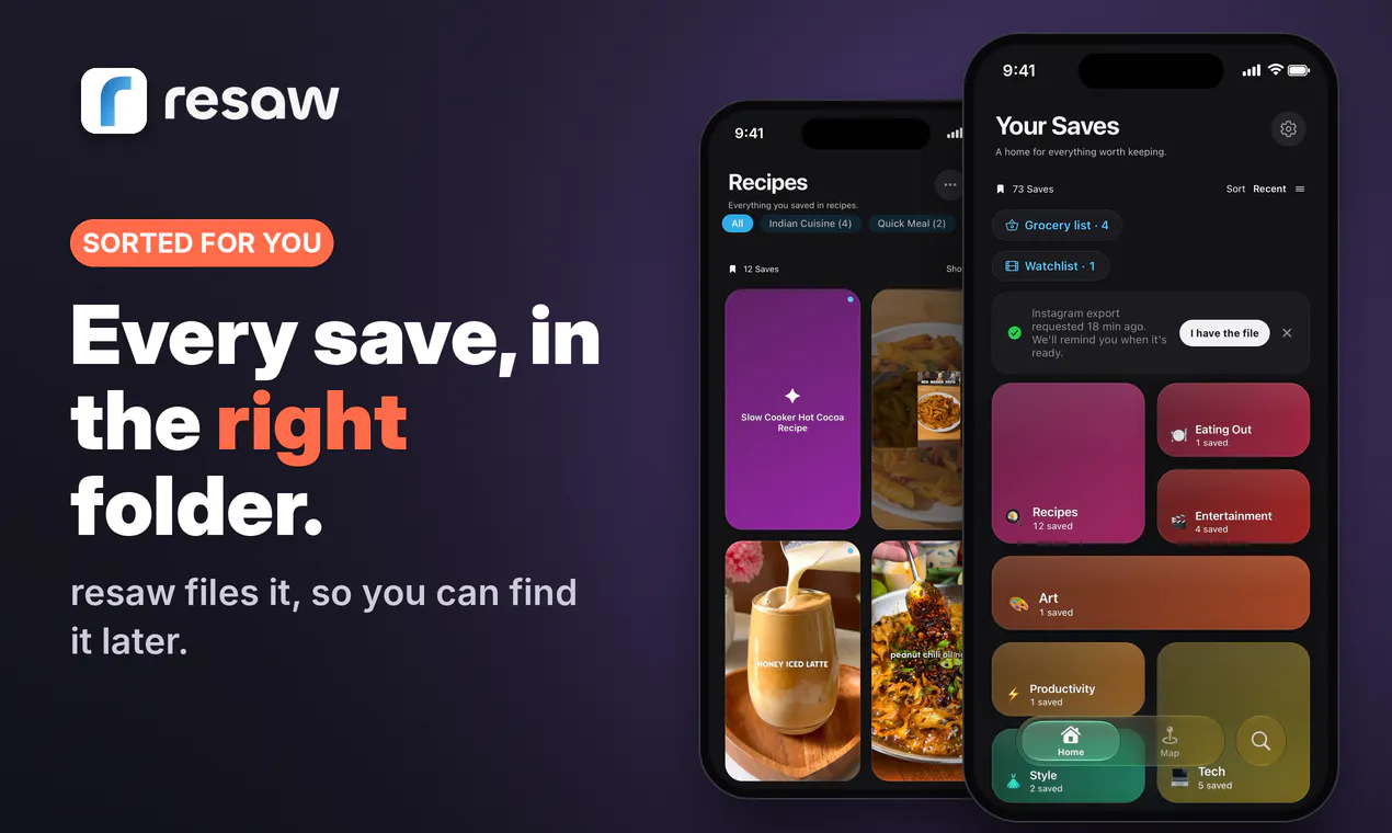 resaw: Organize Saved Posts gallery image