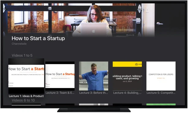 Startup Class for AppleTV