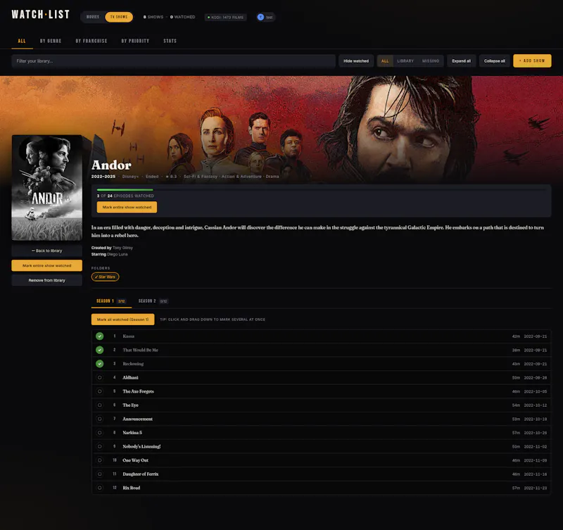 WATCH·LIST screenshot 5