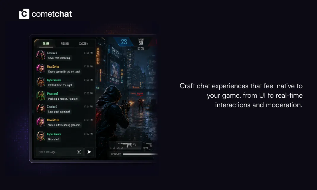 Gaming Chat SDK by CometChat gallery image