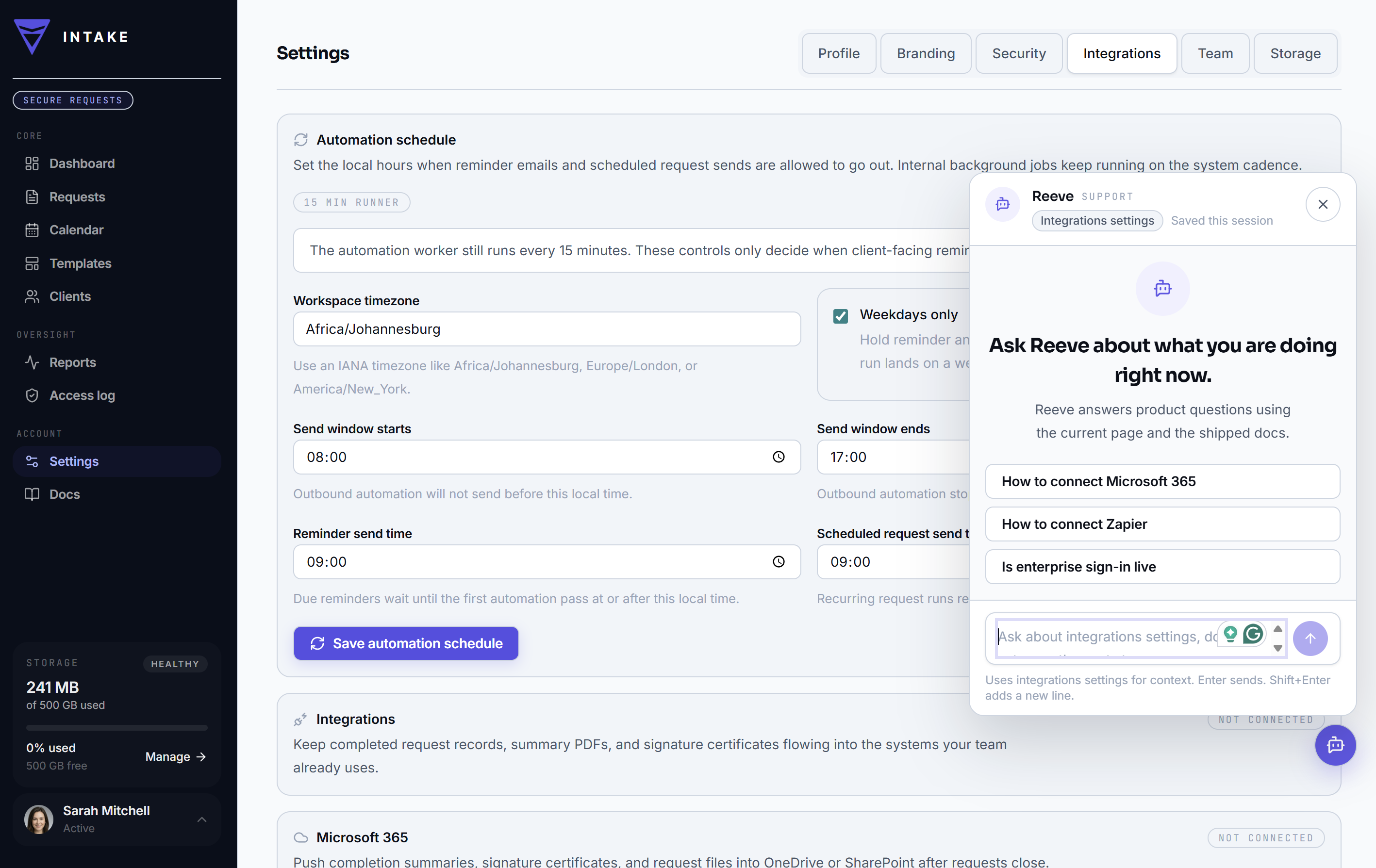 Intake gallery image