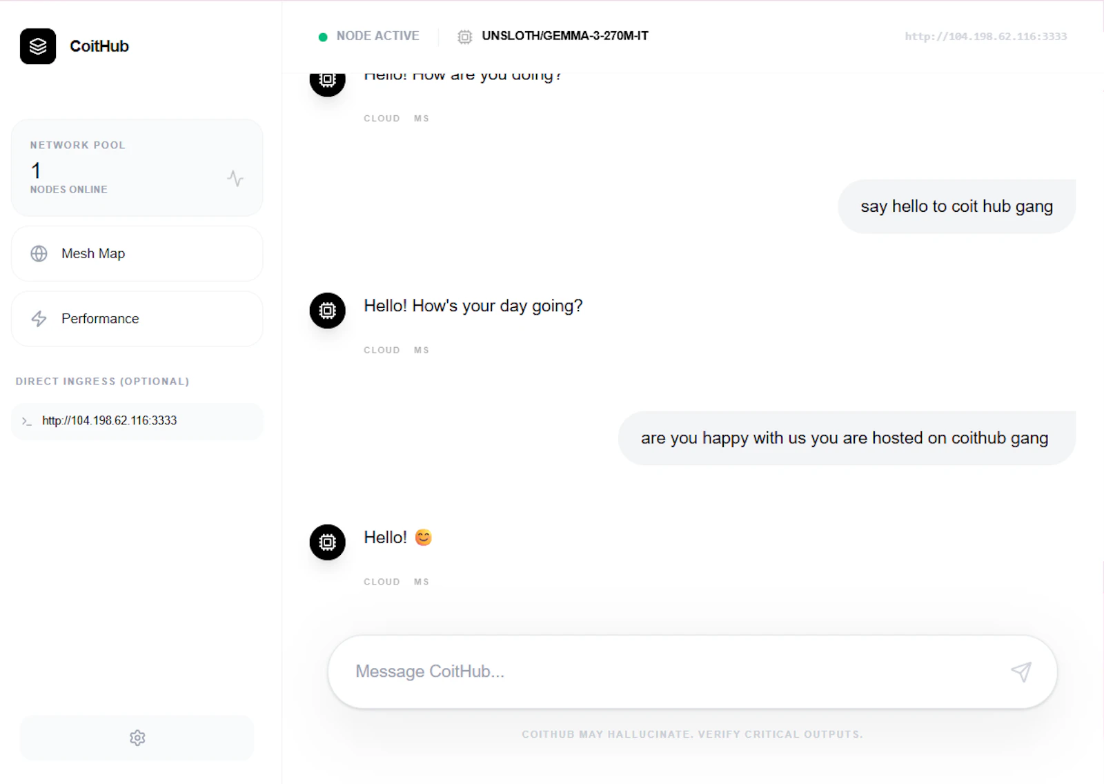 Coithub screenshot 1