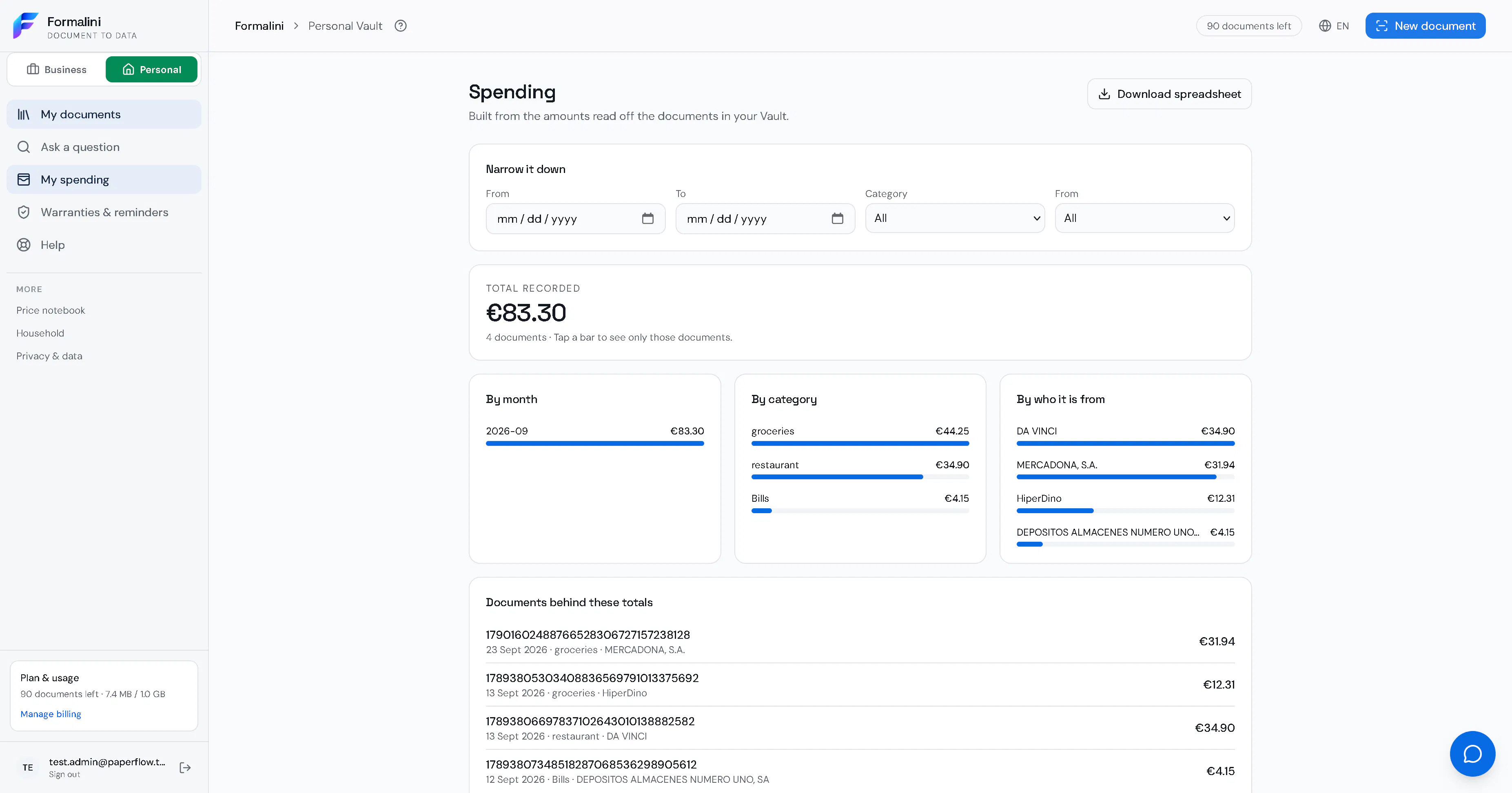 Formalini screenshot 3