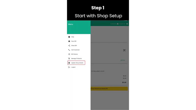 Shop Manager and Billing App screenshot 1 (video preview)