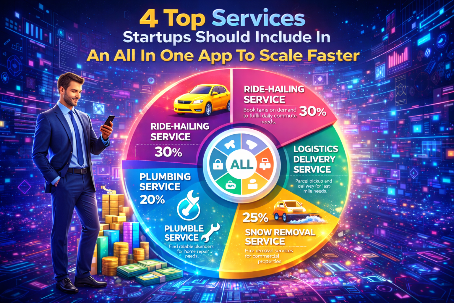 Scale Startups Fast with All-in-One Apps - Main product screenshot demonstrating key features and user interface