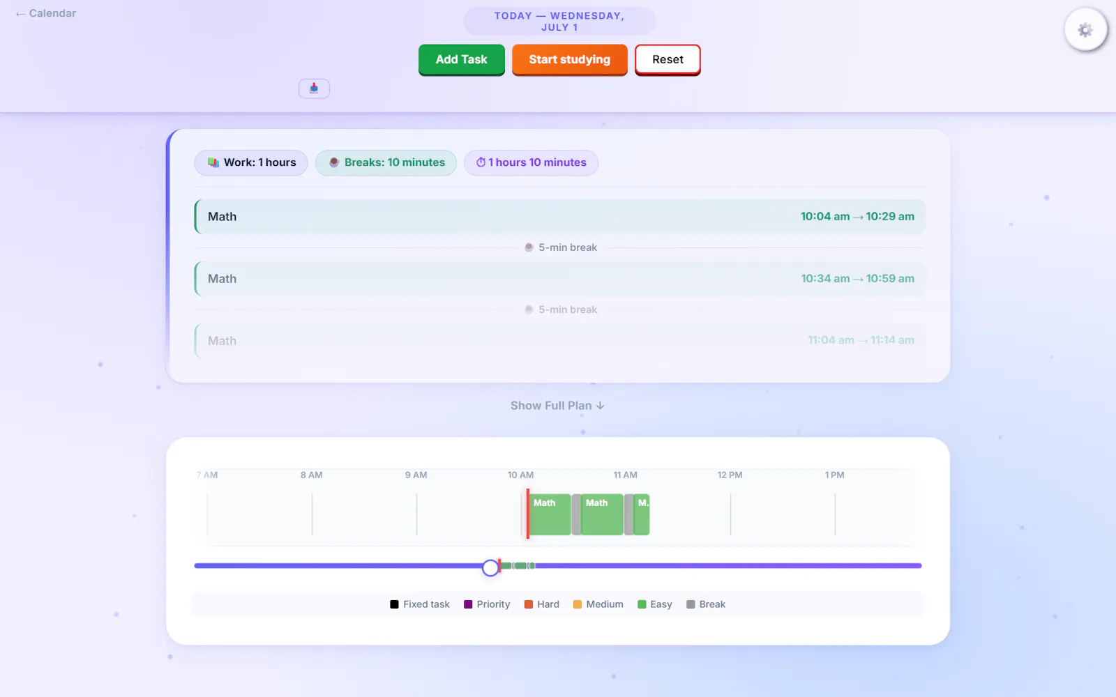 Study Planner & Time Management Tool screenshot 3