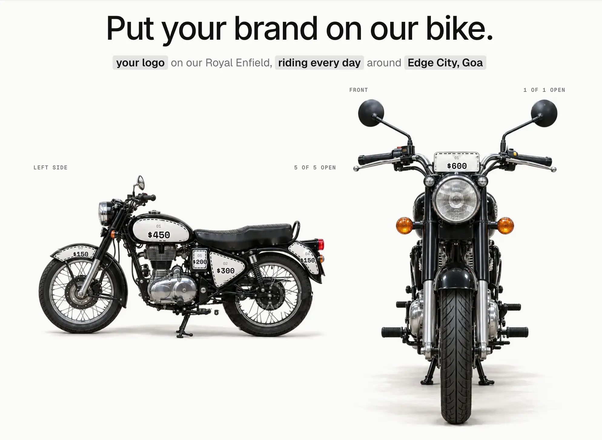 Put your brand on our bike - Edge City gallery image