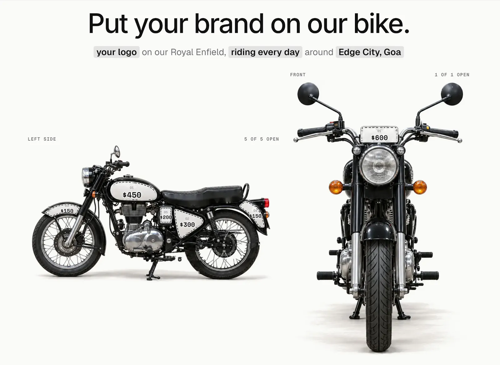 Put your brand on our bike - Edge City screenshot 1
