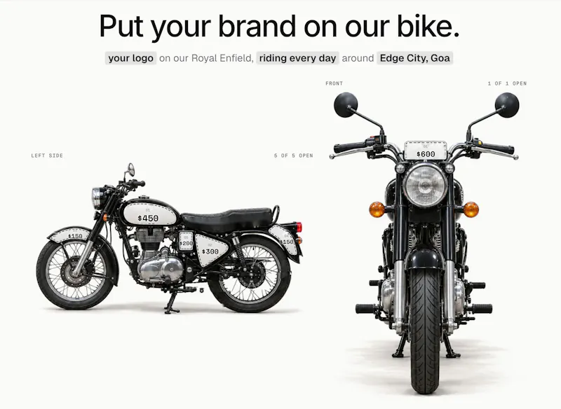 Put your brand on our bike - Edge City screenshot 1