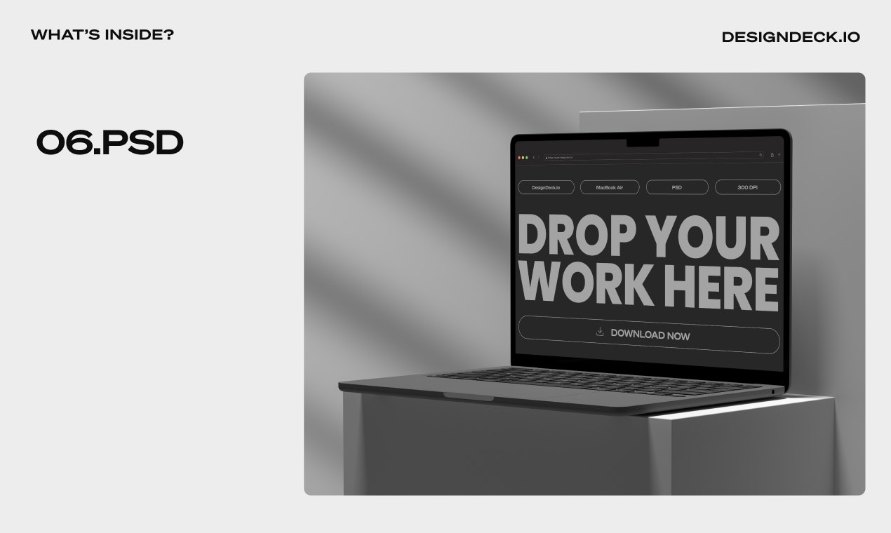 Vol 1 - Macbook Air Mockups media 5