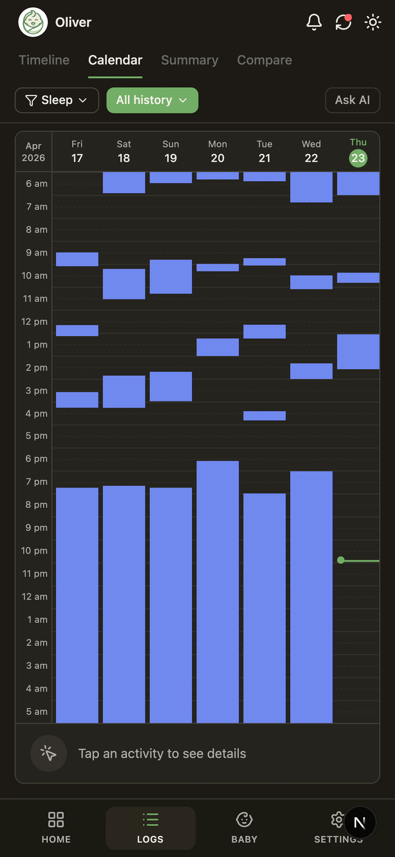Baby Log screenshot 8