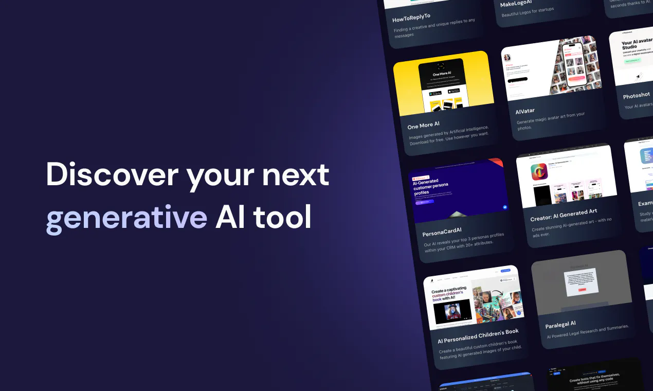SaaS AI Tools: 400+ generative AI tools & daily AI news | Product Hunt