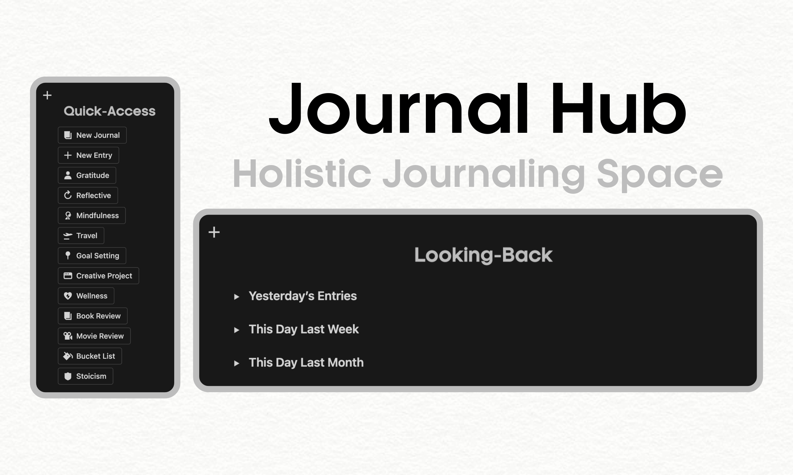 Notion Journal Hub media 2