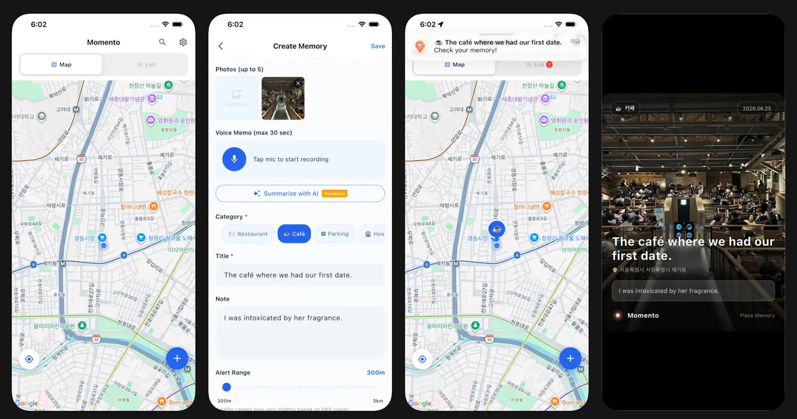 Momento Log — Your Places RememberForYou screenshot 2