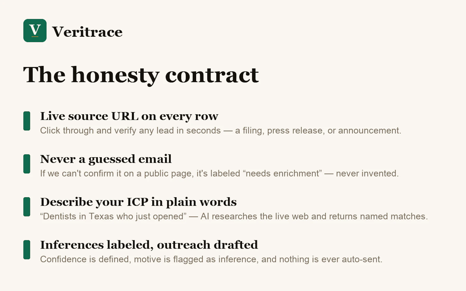 Veritrace screenshot 3