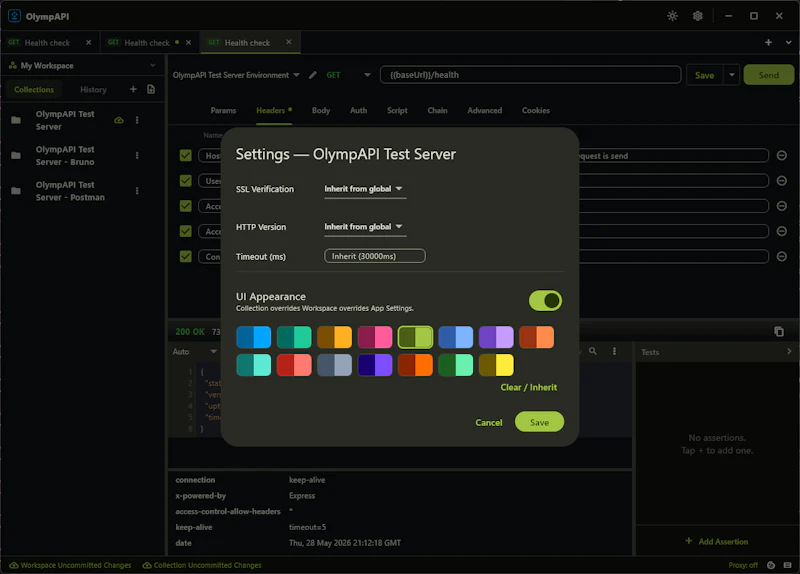 OlympAPI screenshot 4