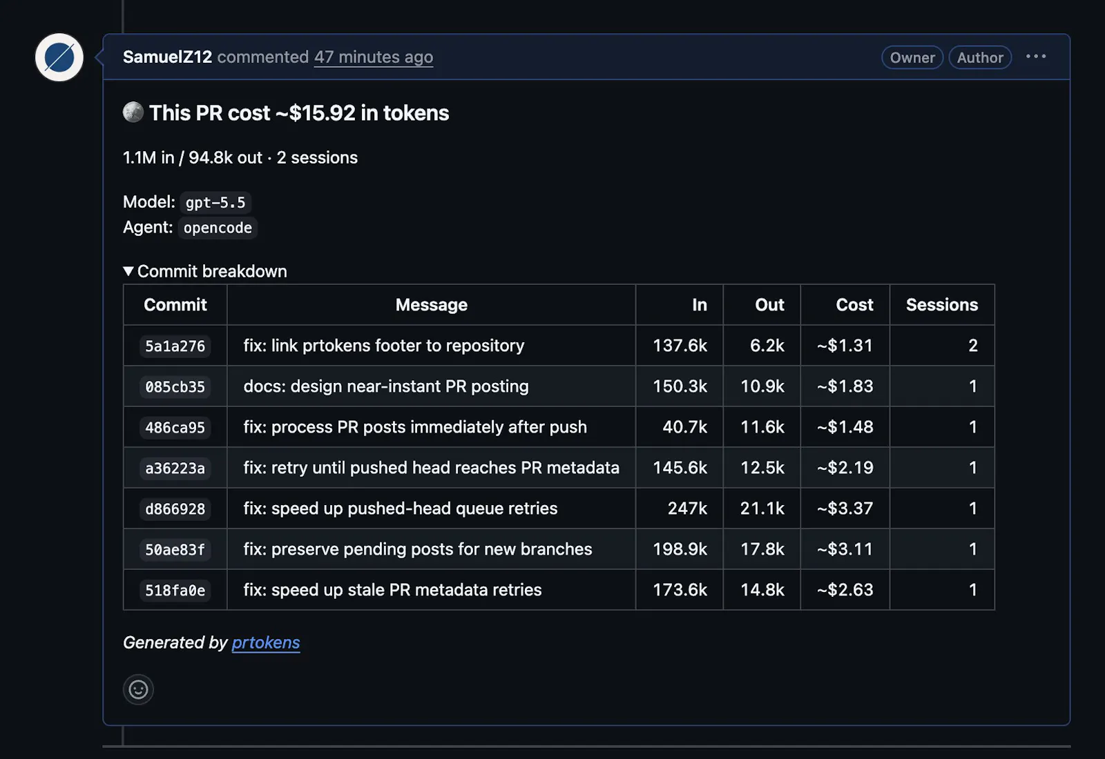 prtokens screenshot 2