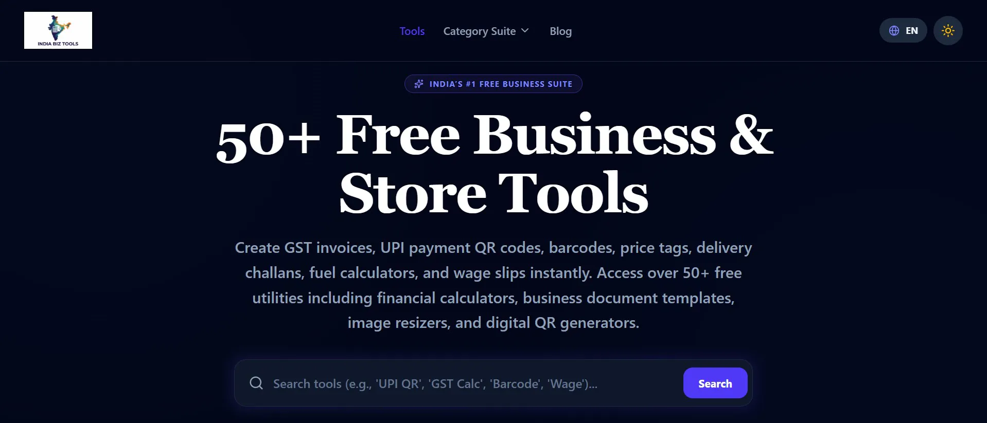 India Biz Tools gallery image