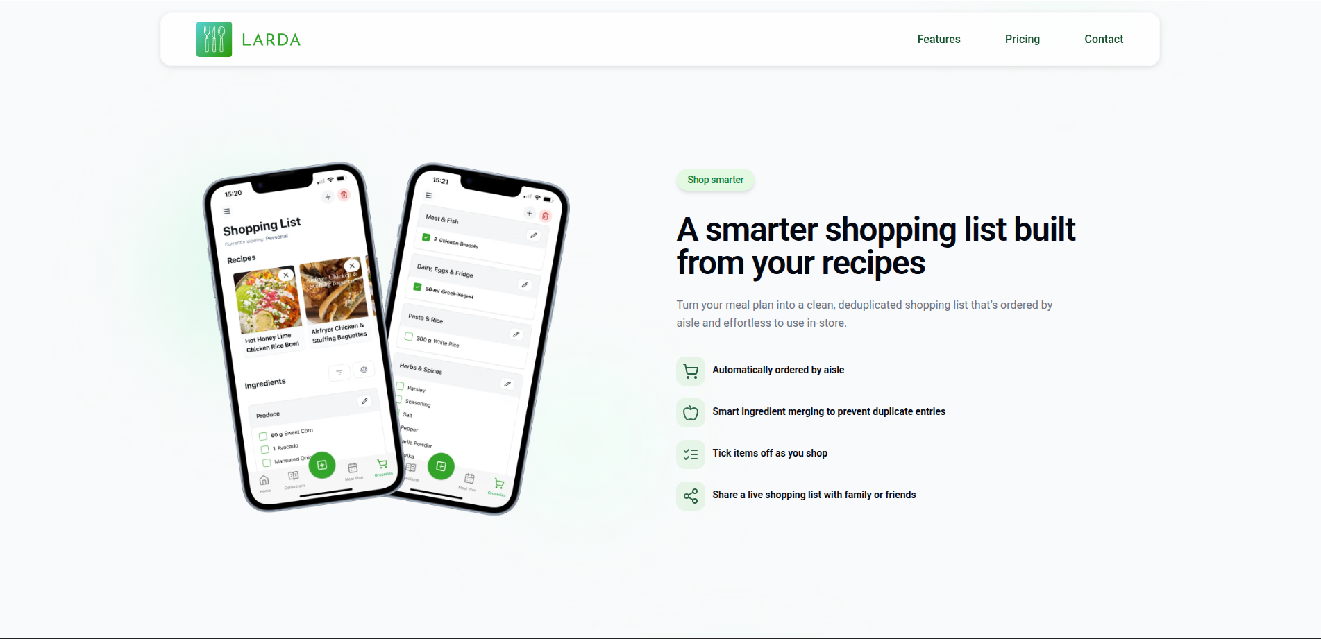 Larda - Screenshot 4 showing product features and functionality