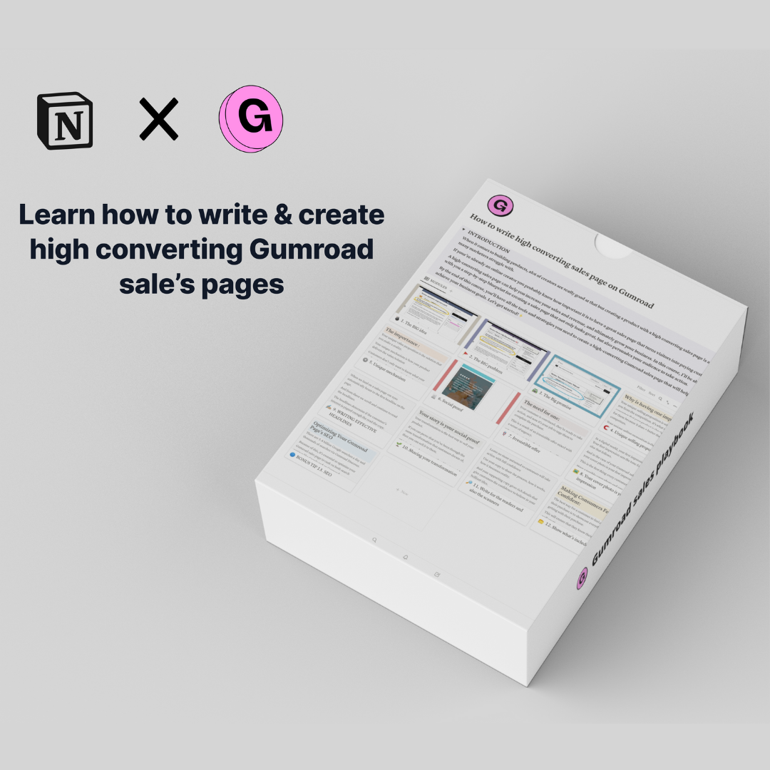 Gumroad Sales Playbook