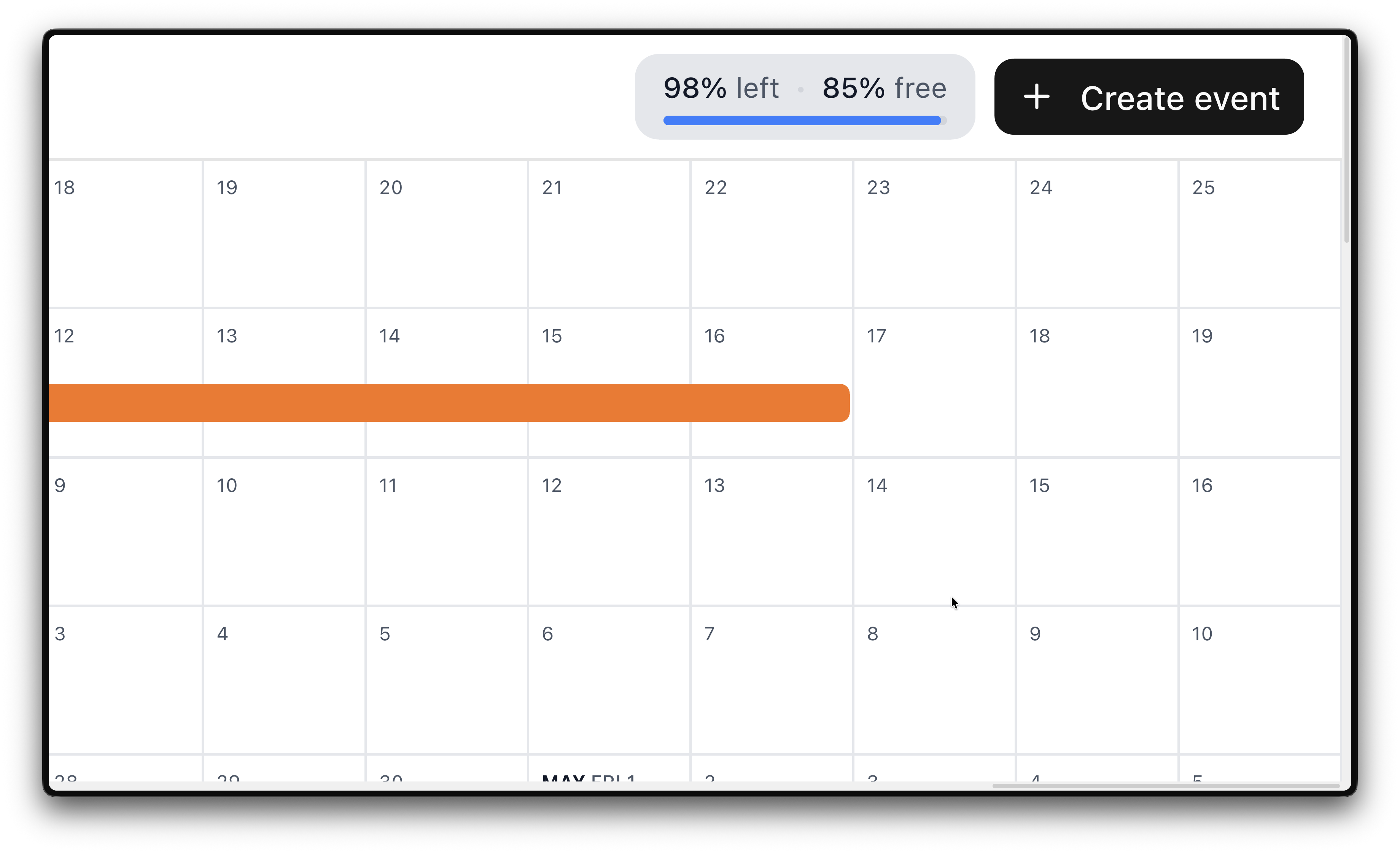 BigCal - Screenshot 4 showing product features and functionality