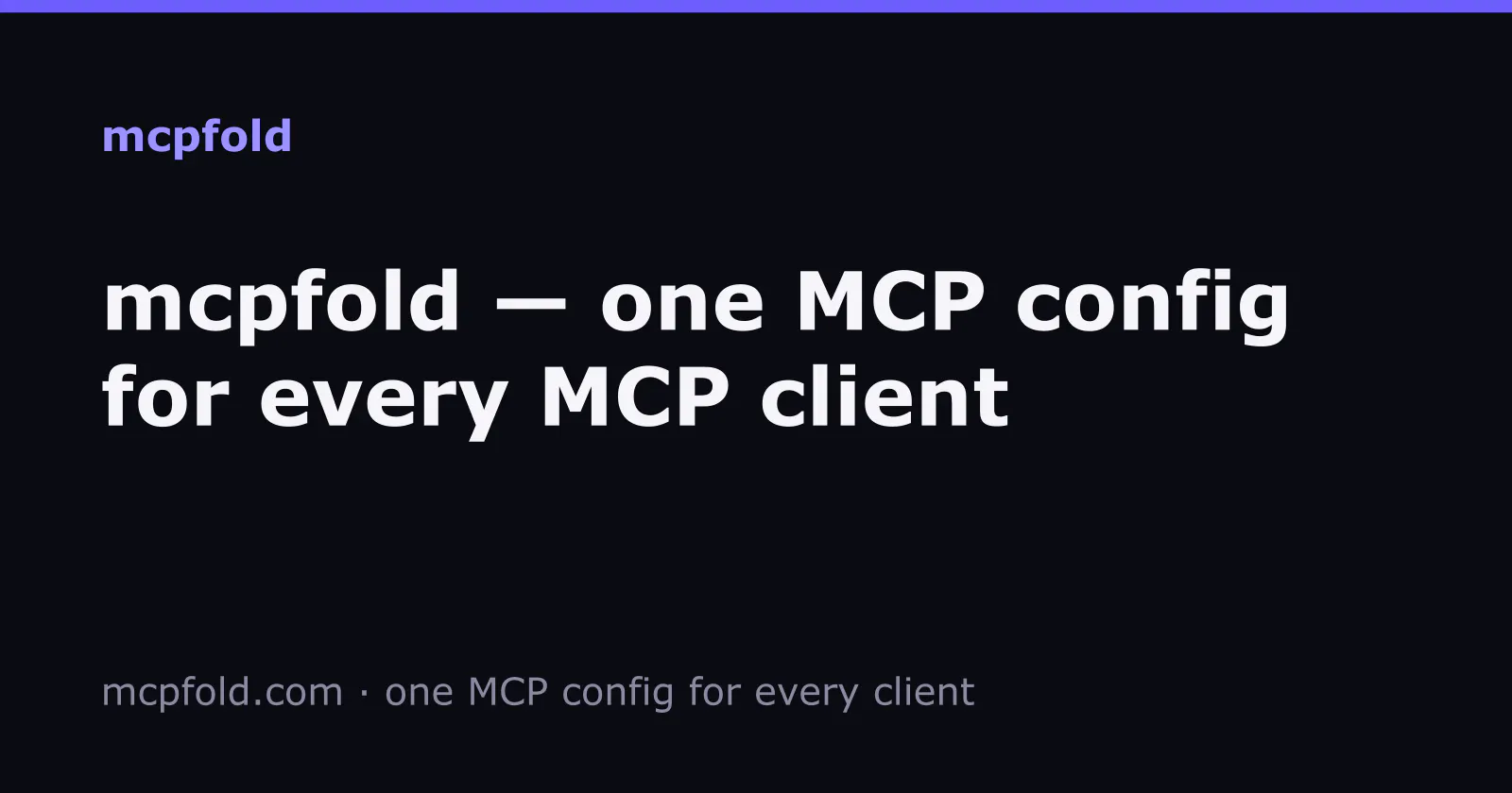 mcpfold screenshot 1