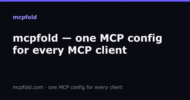 mcpfold screenshot 1