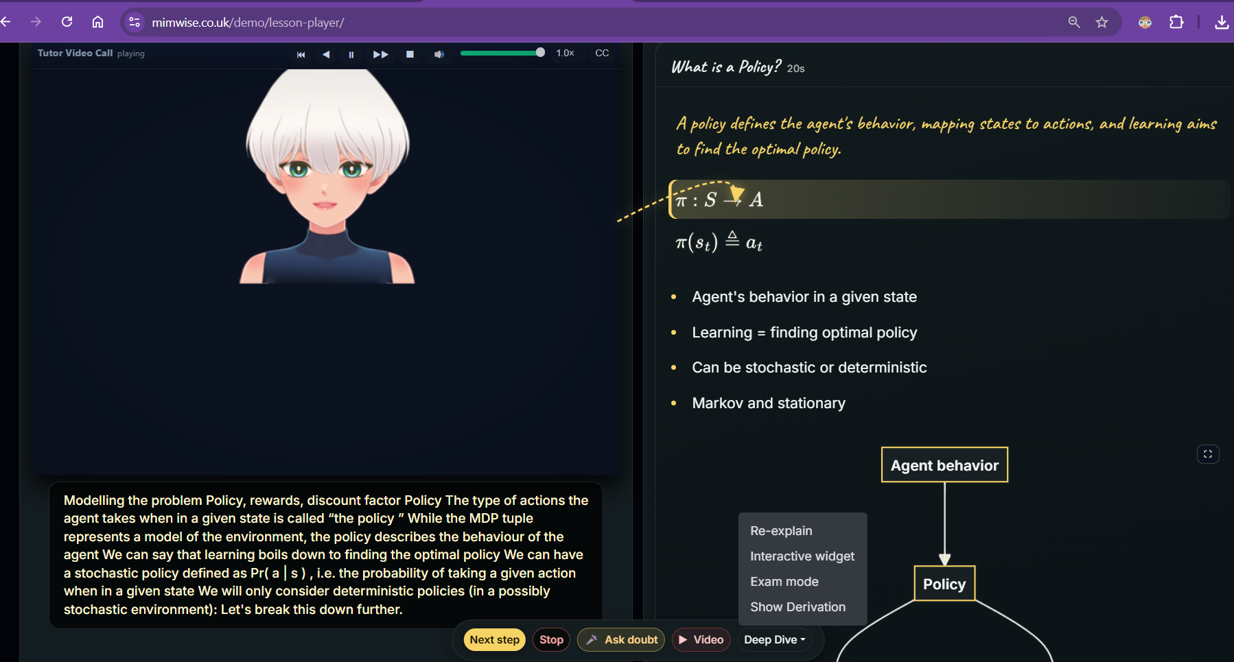 MimWise: Lecture Slide Explainer gallery image