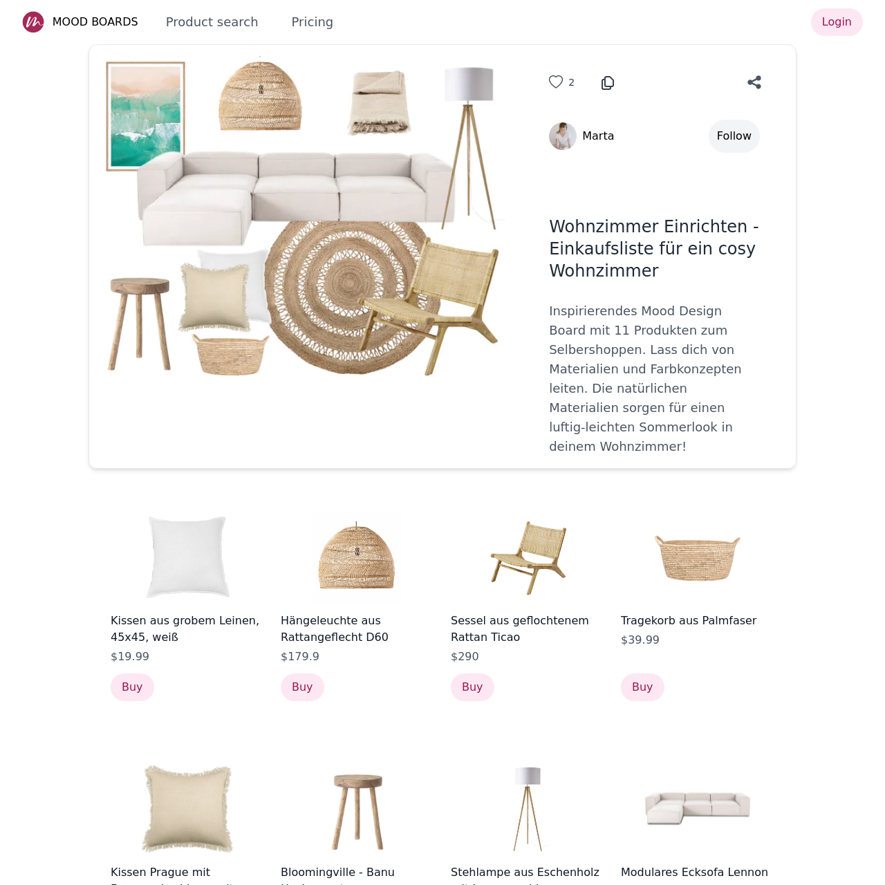 Mood Board Designer gallery image