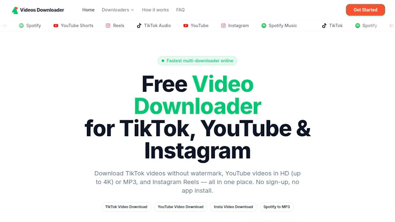 Videos Downloader screenshot 1