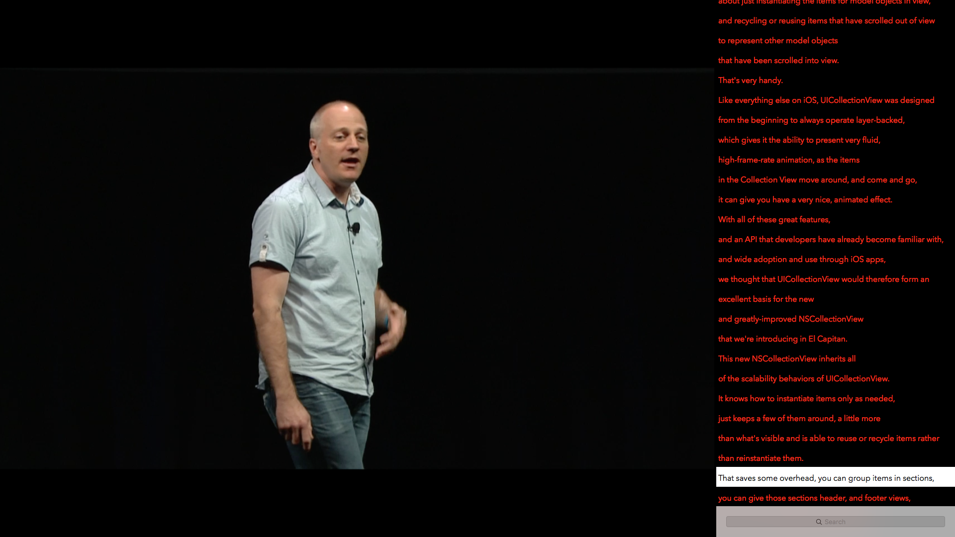 WWDC app for OS X Image