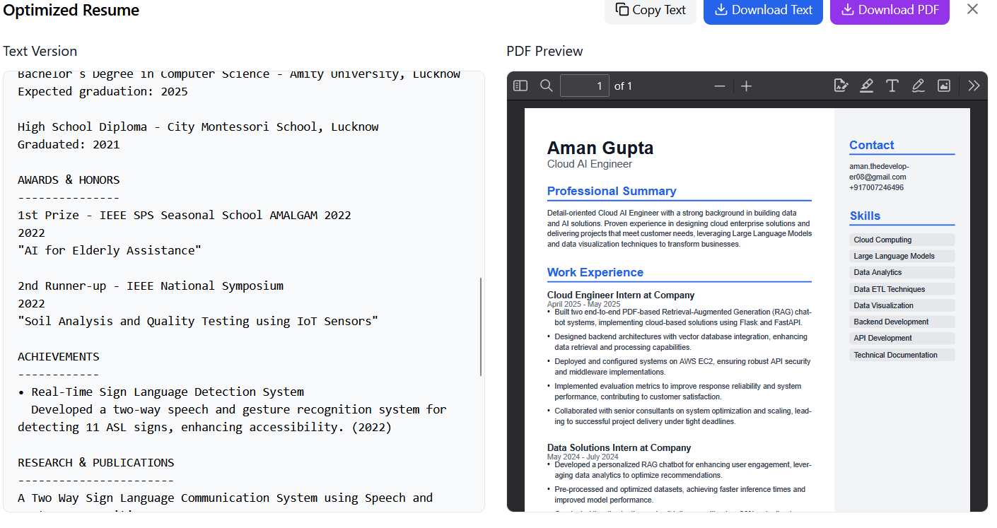 AptlyHired - Main product screenshot demonstrating key features and user interface
