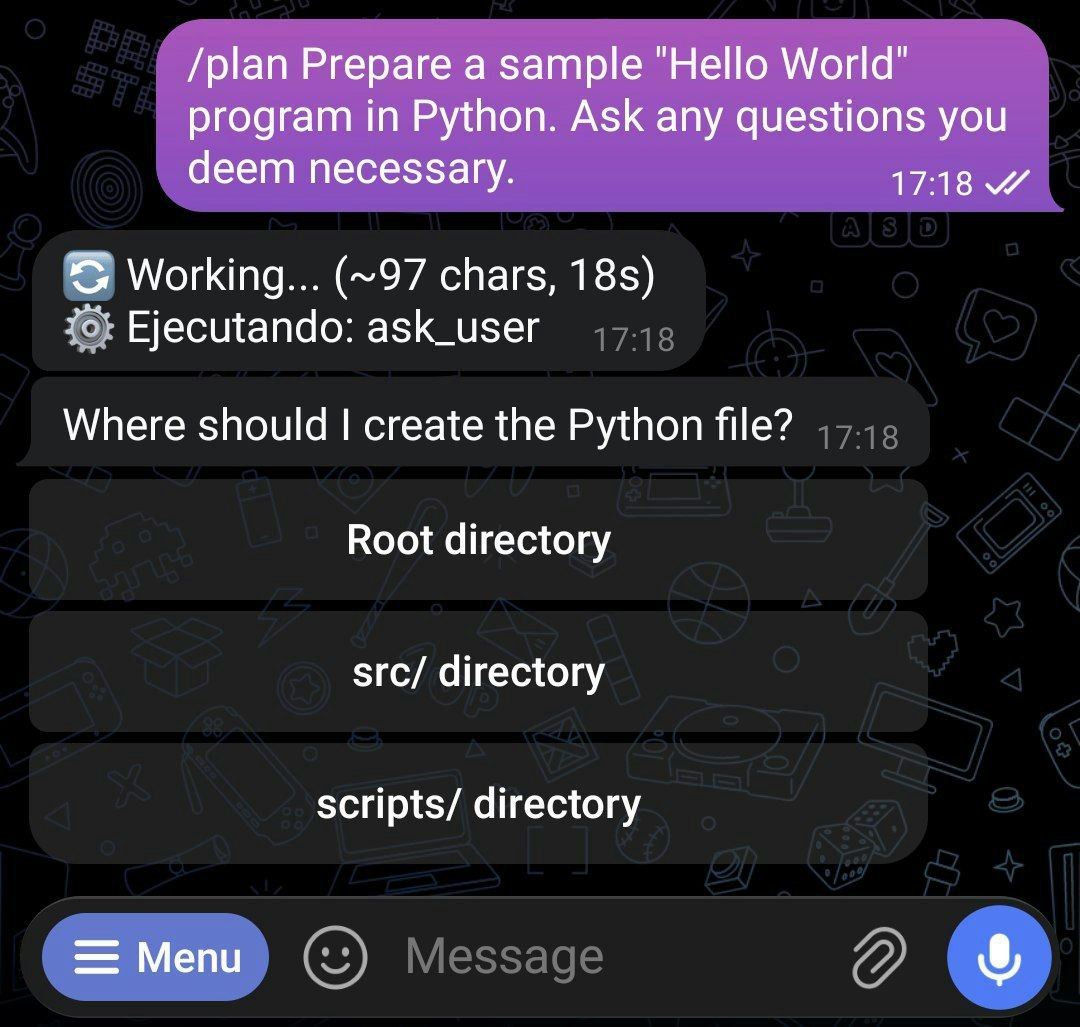 Copilot Telegram Bot gallery image